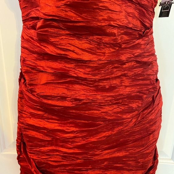 “ALEX EVENINGS” Ruched Cocktail Dress - Picture 10 of 16